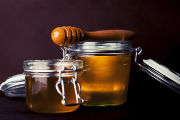 A jar of honey