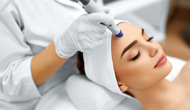 Face-Skin-Care.-Facial-Hydro-Microdermabrasion-Peeling-Treatment