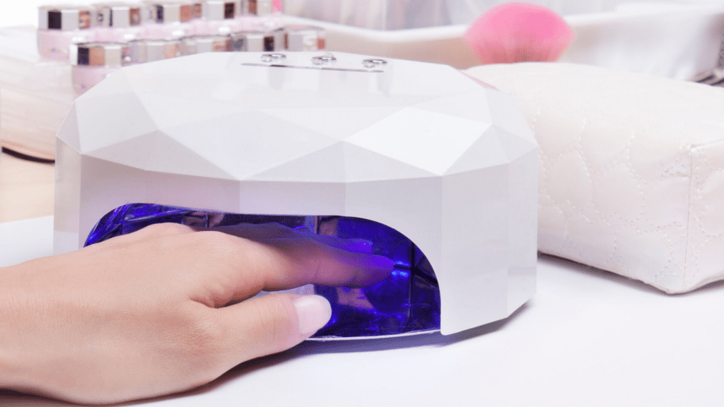 A gel nail machine